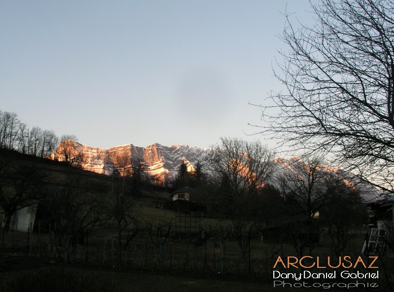 larclusaz savoie alpes france