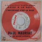 MAURIAT PAUL ET SON GRAND ORCHESTRE - Adieu c'est la vie - 45T (SP 2 titres)