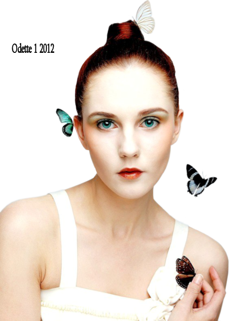 perso fille aux papillons
