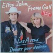 GALL FRANCE & ELTON JOHN - Les aveux - Maxi 45T
