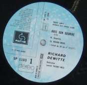 IL ETAIT UNE FOIS - DEWITTE RICHARD - Avec son sourire - Maxi 45T