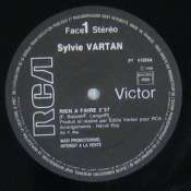 VARTAN SYLVIE - Rien à faire - Maxi 45T