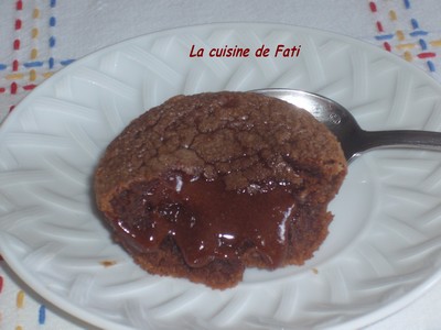 Blog de fati78 : LA CUISINE DE FATI, MINI-MOELLEUX AU CHOCOLAT