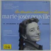 NEUVILLE MARIE-JOSÉE - Les dernières chansons - 25 cm
