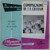 COMPAGNONS DE LA CHANSON - A l'Olympia - 25 cm
