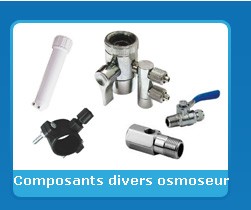 Composants divers osmoseur