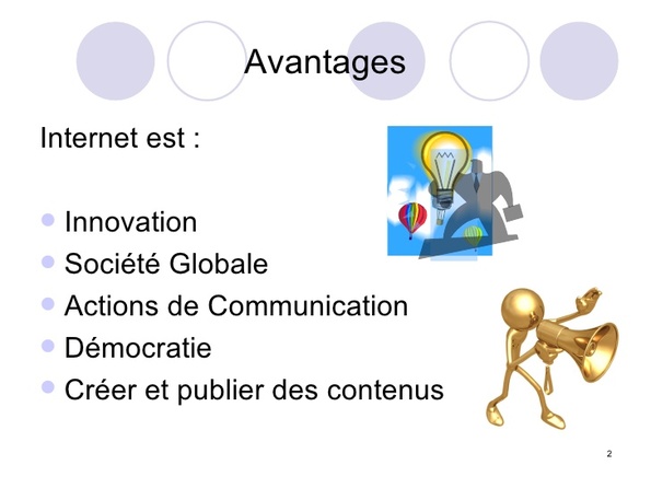 Avantages internet
