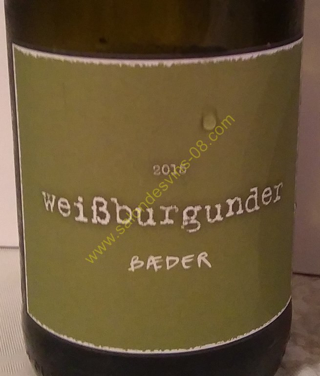 Vin allemand Rheinhesser_Weissburgunder_Bäder_2015