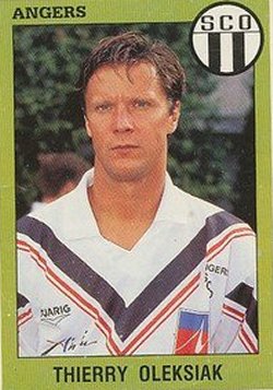 Affiche Vintage AS Saint-Étienne – Thierry Oleksiak, Avec Platini Et Francis Cabrel (dédicace ?)