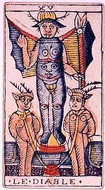 La carte du tarot "Le Diable" 120119020856385009318616