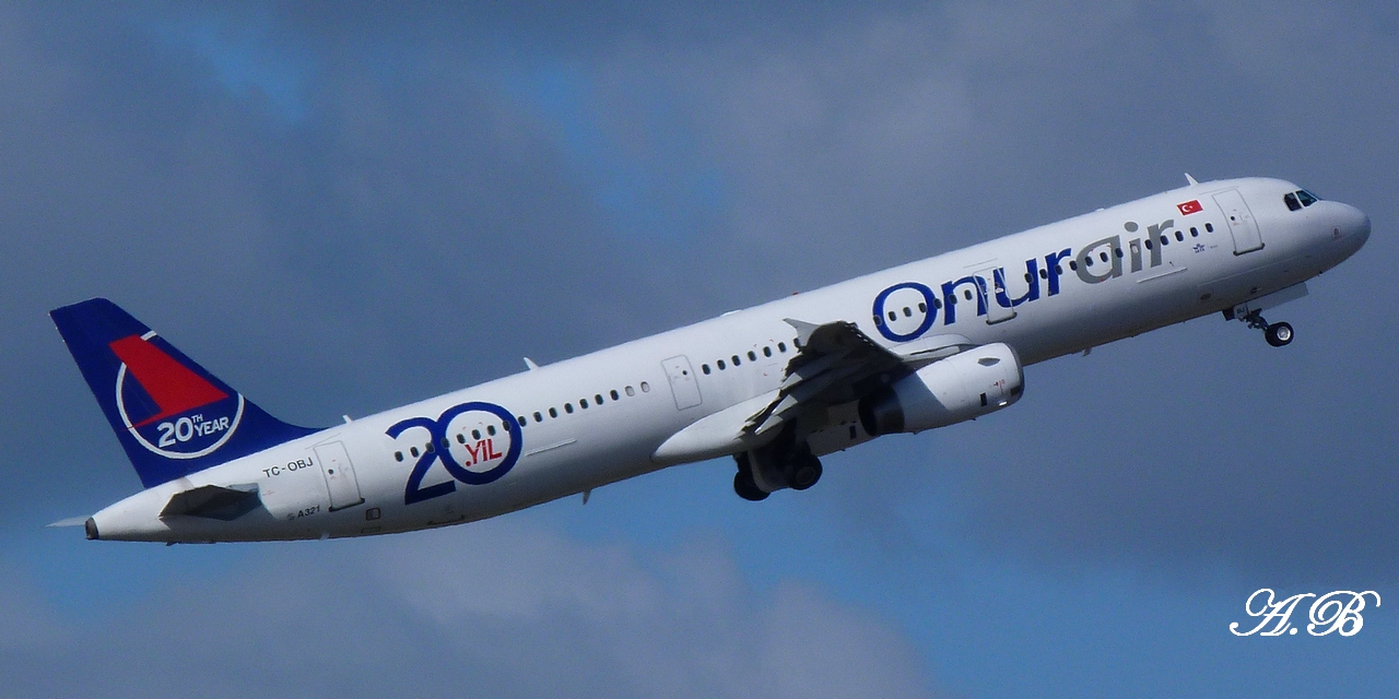 [19/02/2011] Airbus A321 (TC-OBJ) Onur Air: 20th Year s/c & white belly   1202210524181438369468365
