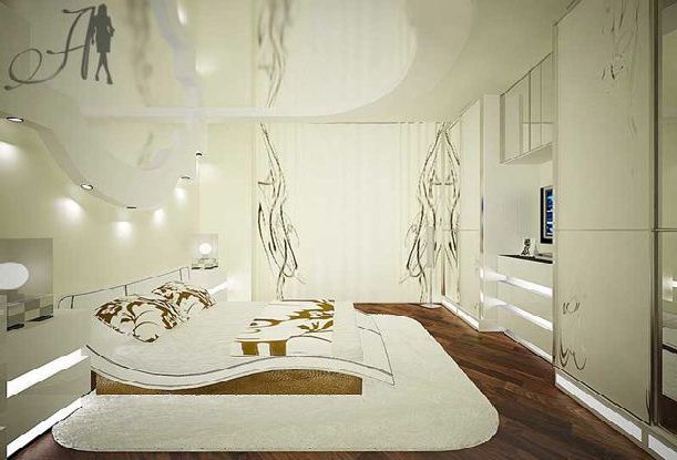 futuristic-bedroom-lighting-design-white-wall-color
