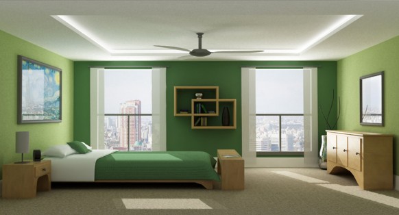 Monochromatic-Green-Bedroom_by_Jrs2189-582x314