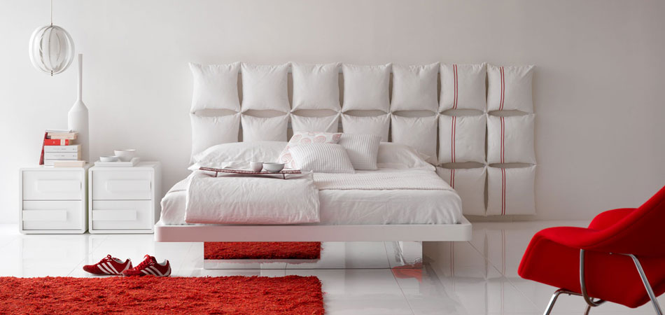 White-bed-with-unusual-and-creative-headboard-Pixel-By-Olivieri-1