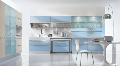 Sky-blue-kitchen