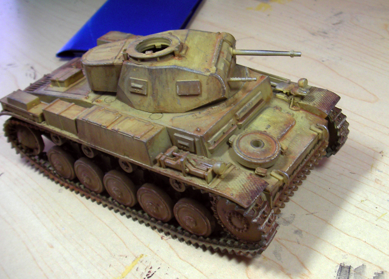 Premier char au 1/35: Panzer Kampfwagen II 120226010733602619494141
