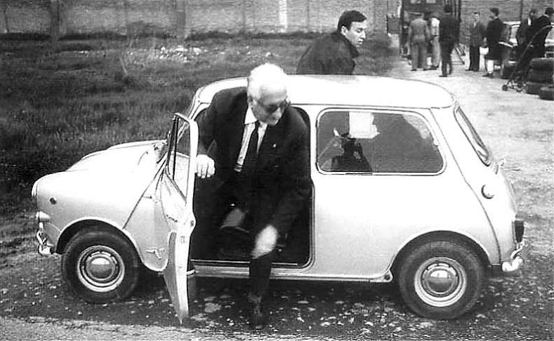 Enzo Ferrari and Mini Cooper