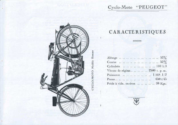 Reconstitution et restauration d'une Peugeot Cyclomoto CM1 17022209330822622414866562
