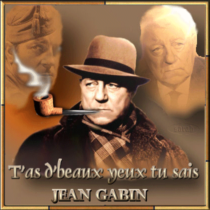 Jean-Gabin T'as de beaux yeux tu sais Gif