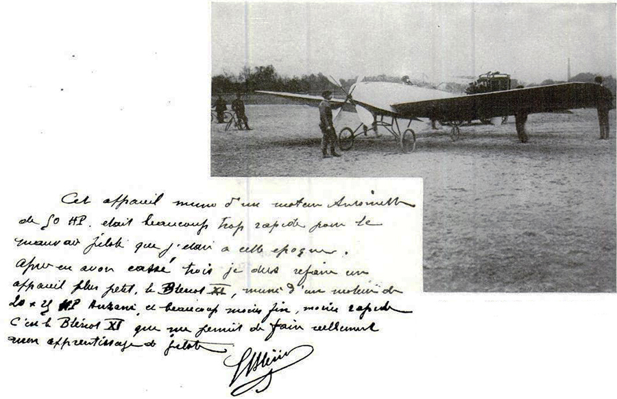 Lettre de Louis Blériot à Aeronautics Jan 1930 image 1 small
