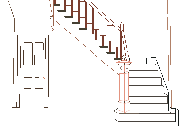 Escalier Halliwell A by Aurelyaya (Gabarit mur sol sailorfuku VRAI)