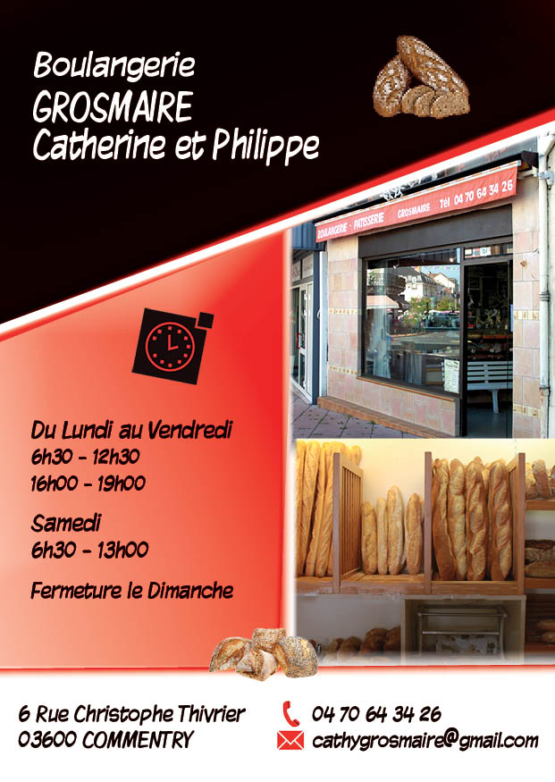 Flyer Boulangerie Grosmaire
