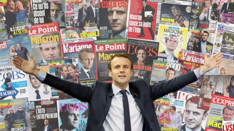 Le candidat des médias français