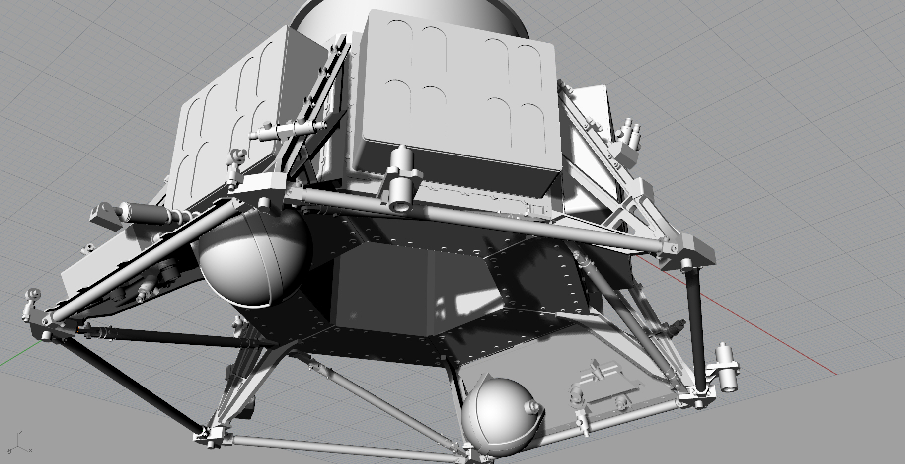 Crash-test planétaire : la sonde lunaire Ranger 8 au 1/24e 17072612430323134915170972