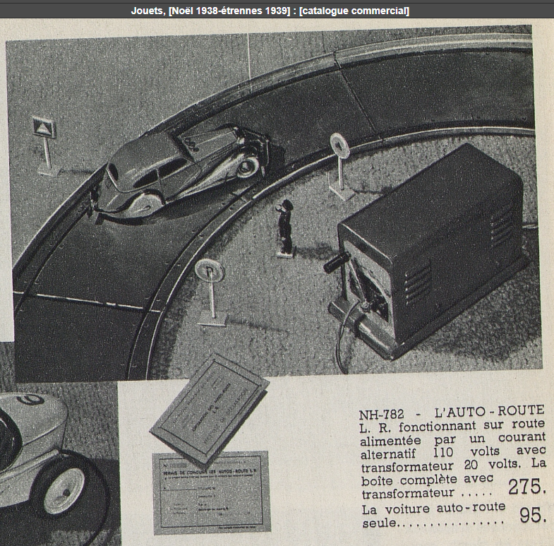 LR autoroute catalogue Aux Trois Quartiers Noël 1938