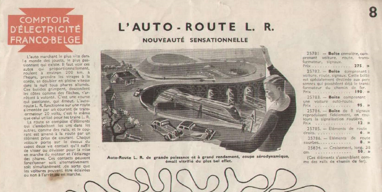 LR autoroute catalogue comptoir d'électricité franco-belge 1938 (Copier)