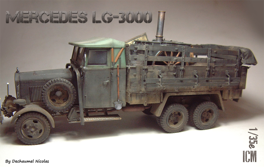 Mercedes-Benz Type LG3000 [ICM] + Petite cuisine [IBG Models] - 1/35e