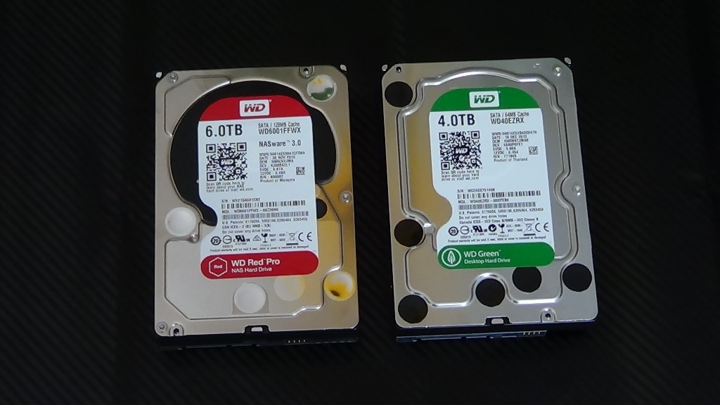 WD red vs green