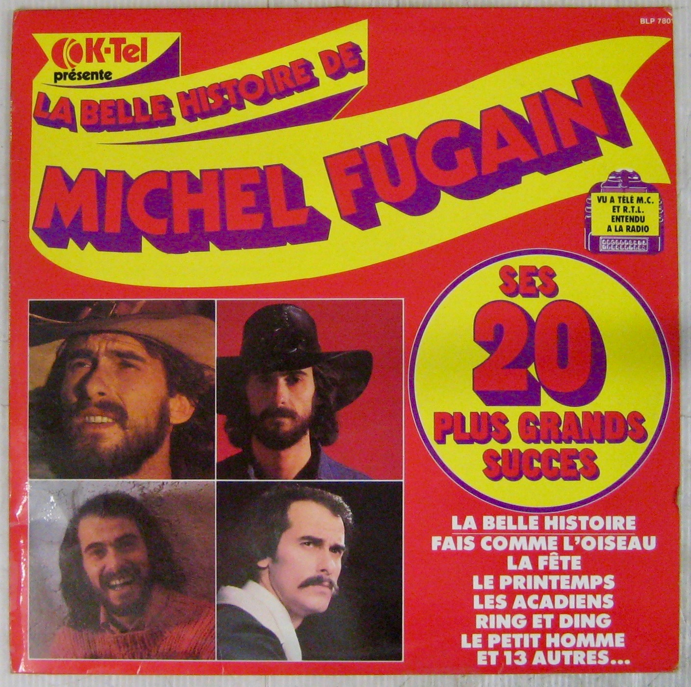 FUGAIN MICHEL - La belle histoire de Michel Fugain - LP