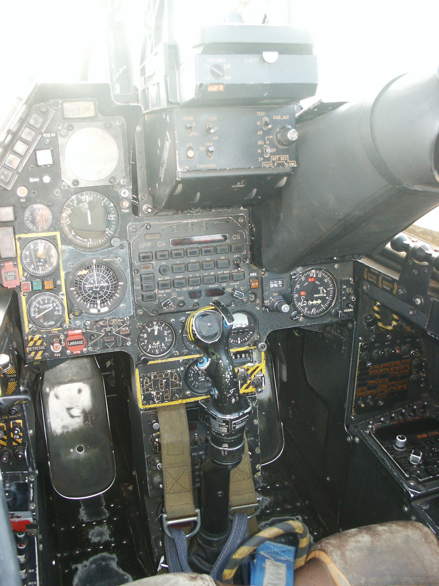 Cockpit Mirage F1 EH Planche de bord 02