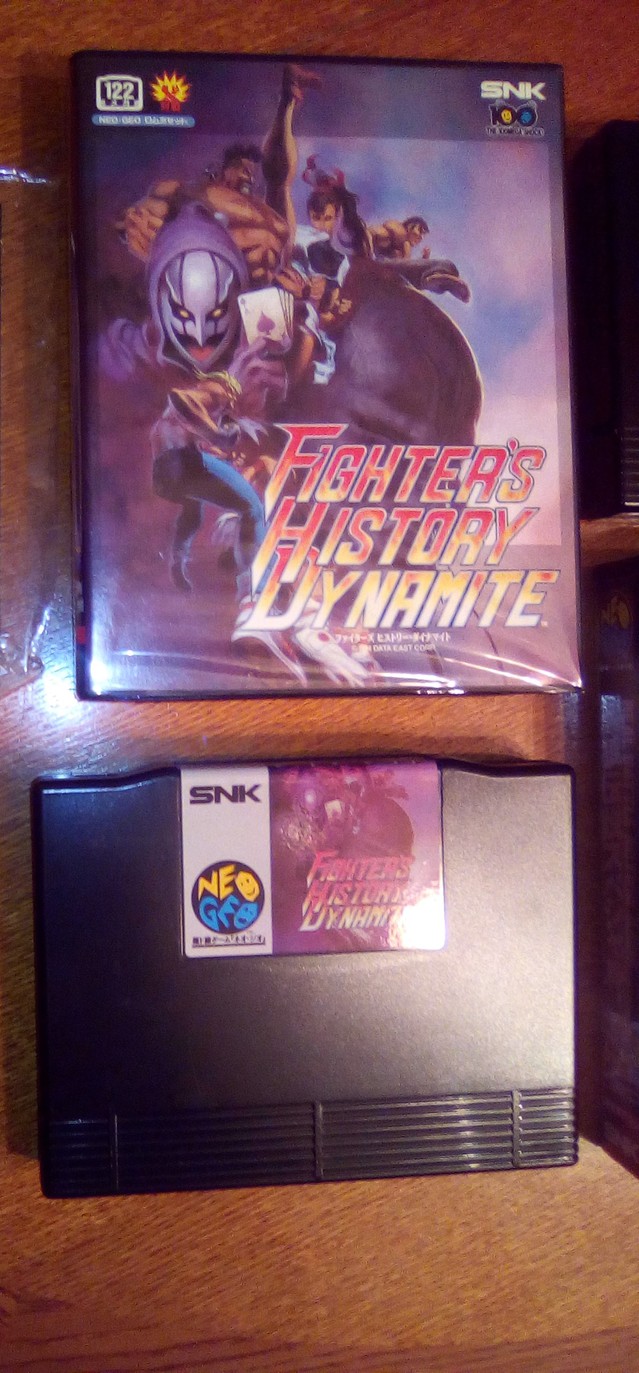 ( VDS ) Fighter's History Dynamite aes jap en TBE VENDU  17090809131721095815261229