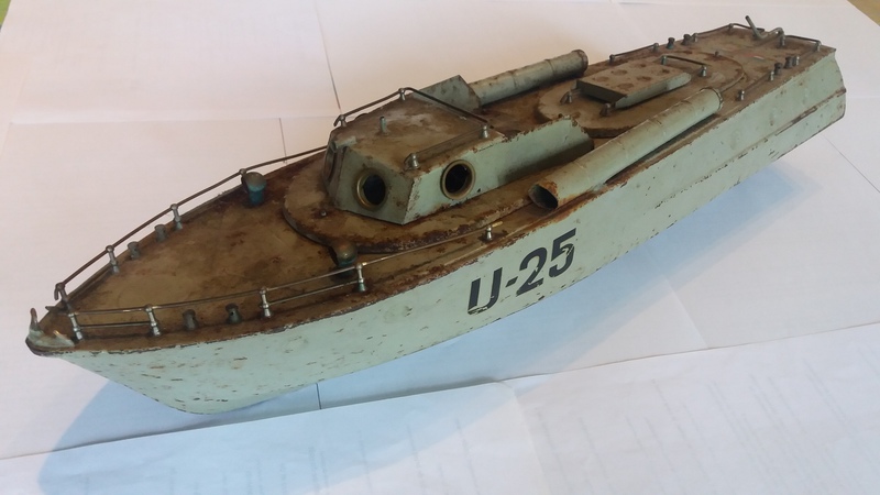 Restauration vedette lance torpille U-25 Gil 17091102495719039815264634