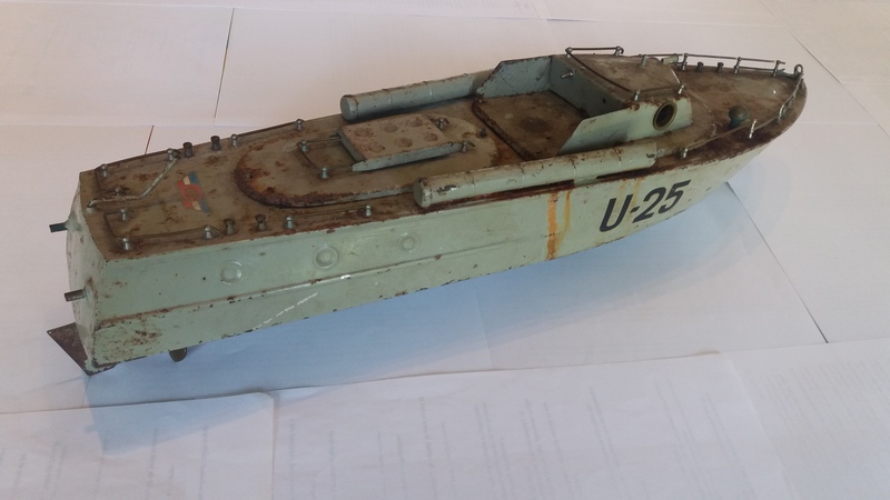 Restauration vedette lance torpille U-25 Gil 17091102502419039815264635