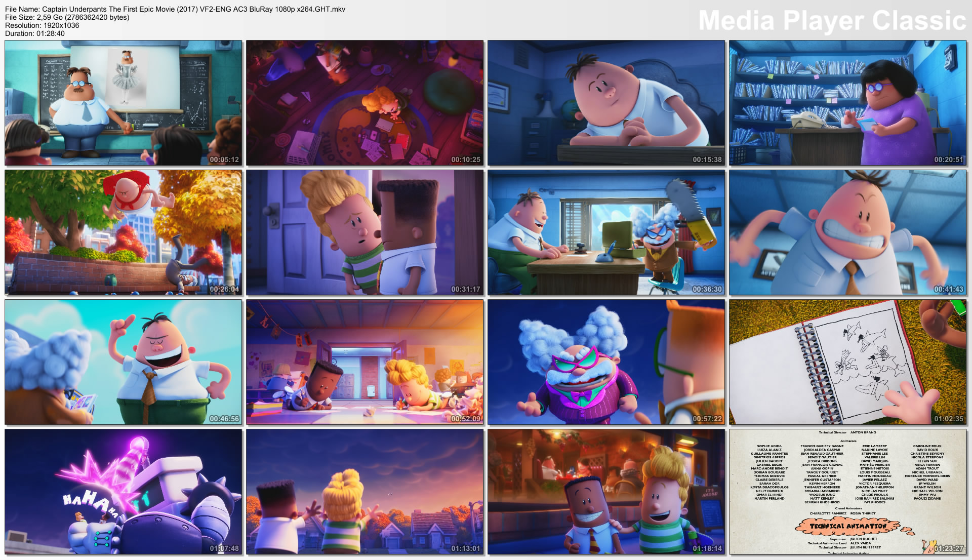 Captain Underpants The First Epic Movie (2017) VF2-ENG AC3 BluRay 1080p x264.GHT