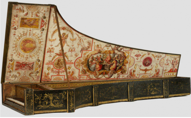 Baffo, Giovanni antonio, harpsichord 1574 V&A