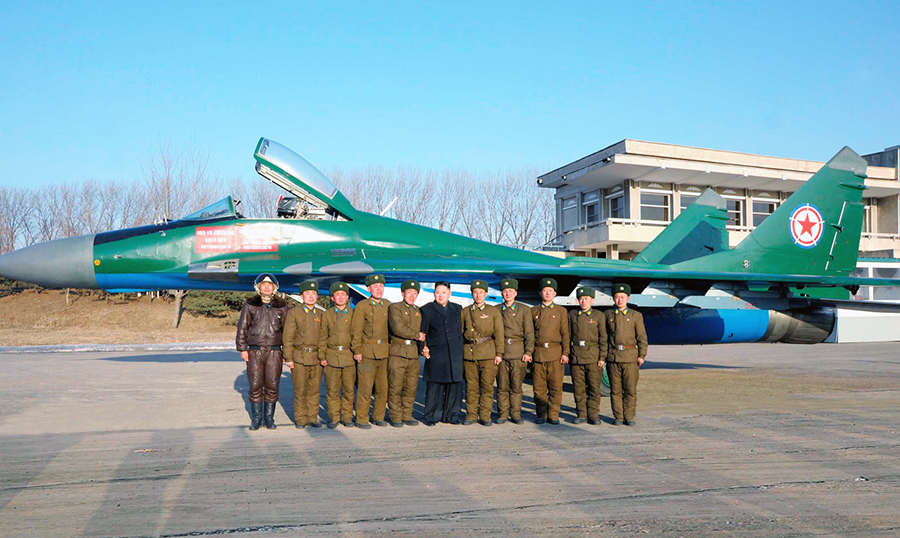 Kimsungil visiting an air force base on 2014 small