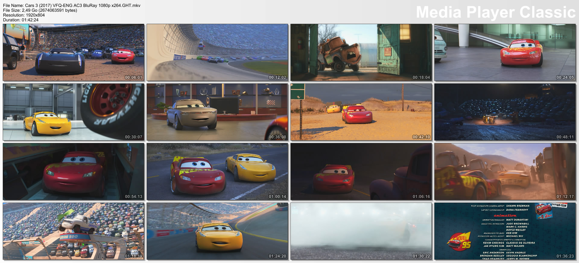 Cars 3 (2017) VFQ-ENG AC3 BluRay 1080p x264.GHT