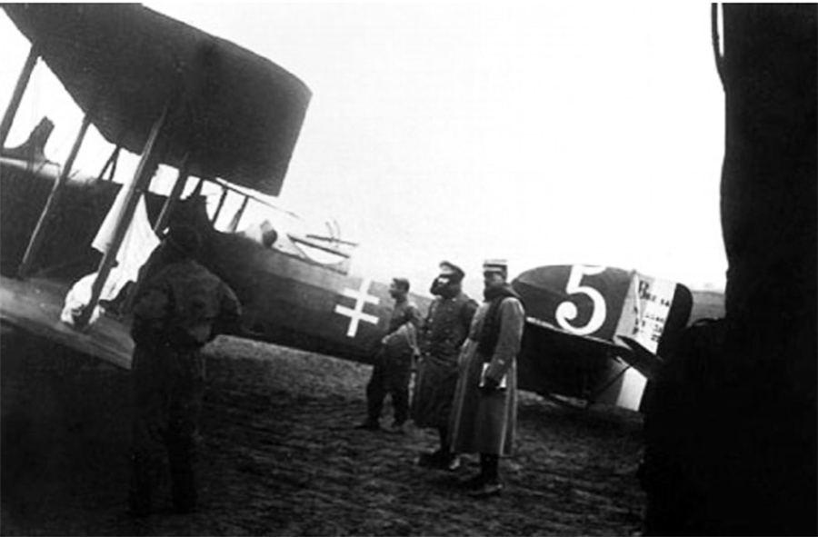 Départ de avion armistice 11 nov 1918