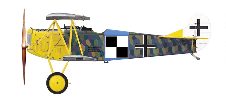 Fokker DVII escadrille des damiers small