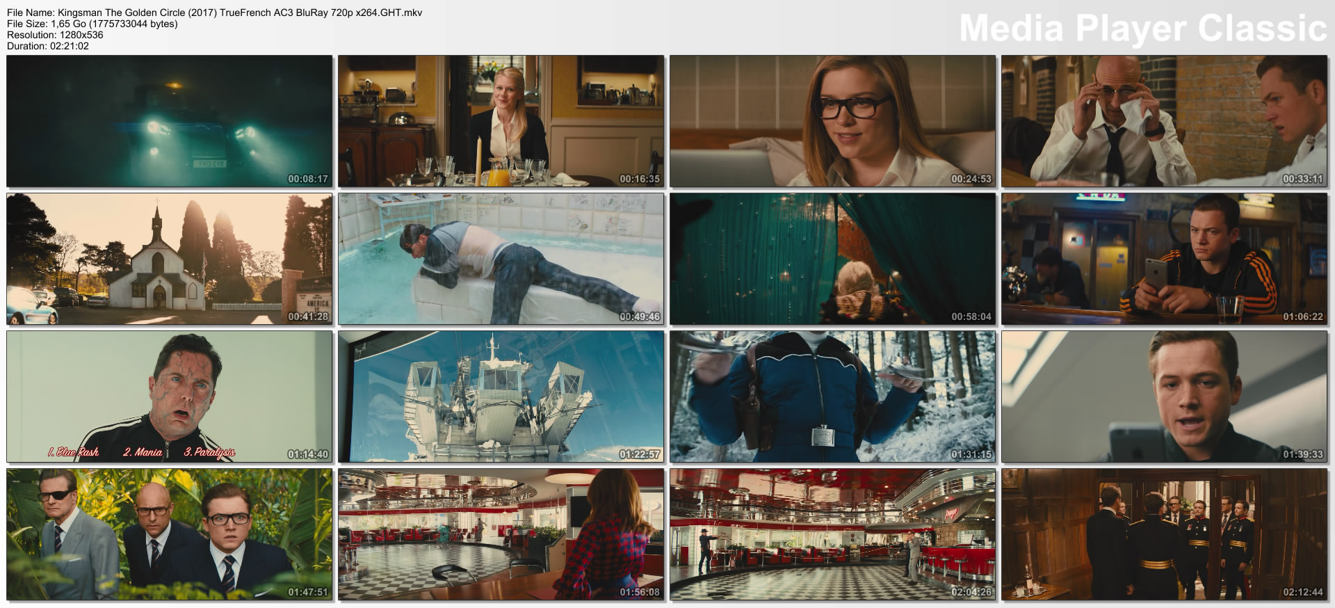 Kingsman The Golden Circle (2017) TrueFrench AC3 BluRay 720p x264.GHT